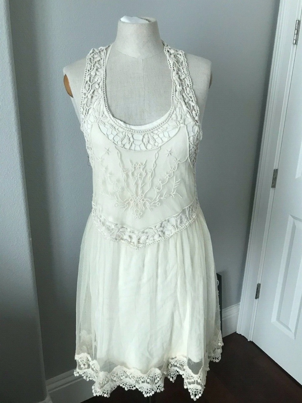Hollister Special Occasion Vintage Tulle & Lace Dress